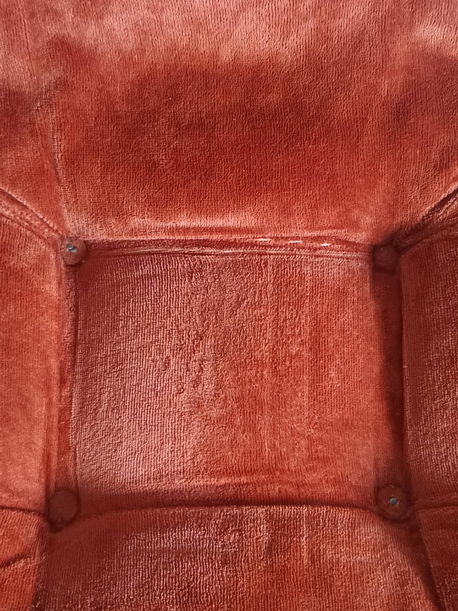 Gastone Rinaldi velvet and chrome chairs 1970
