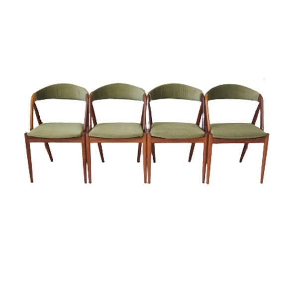 Set of four rosewood chairs, Danish design, 70s, designer: Kai Kristiansen