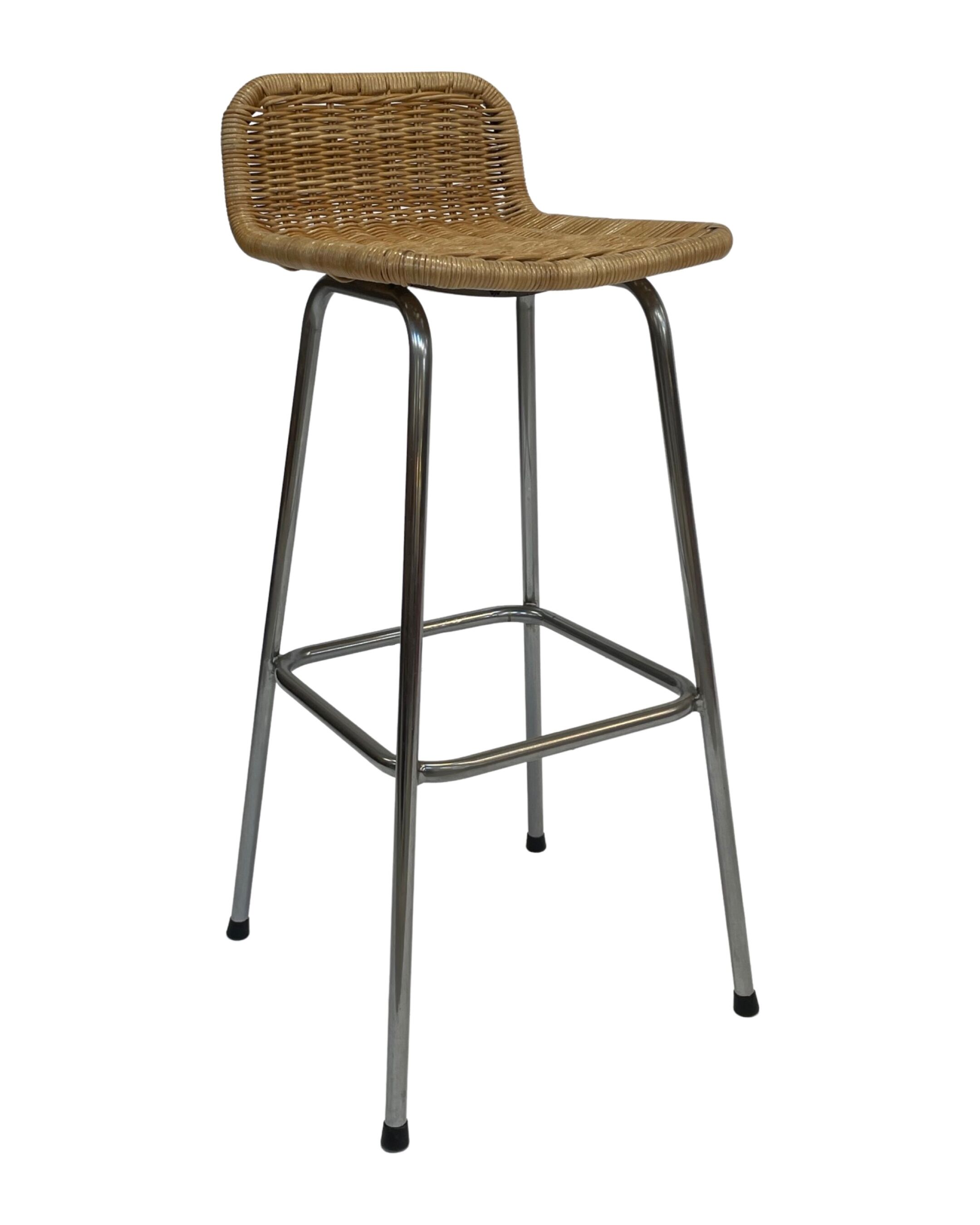 Vintage stool barstool Dirk van Sliedregt Rohe Noordwolde