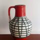 Vase rouge et vert West Germany