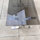 Vintage Design Coffee Table Smoked Glass, Chrome 19