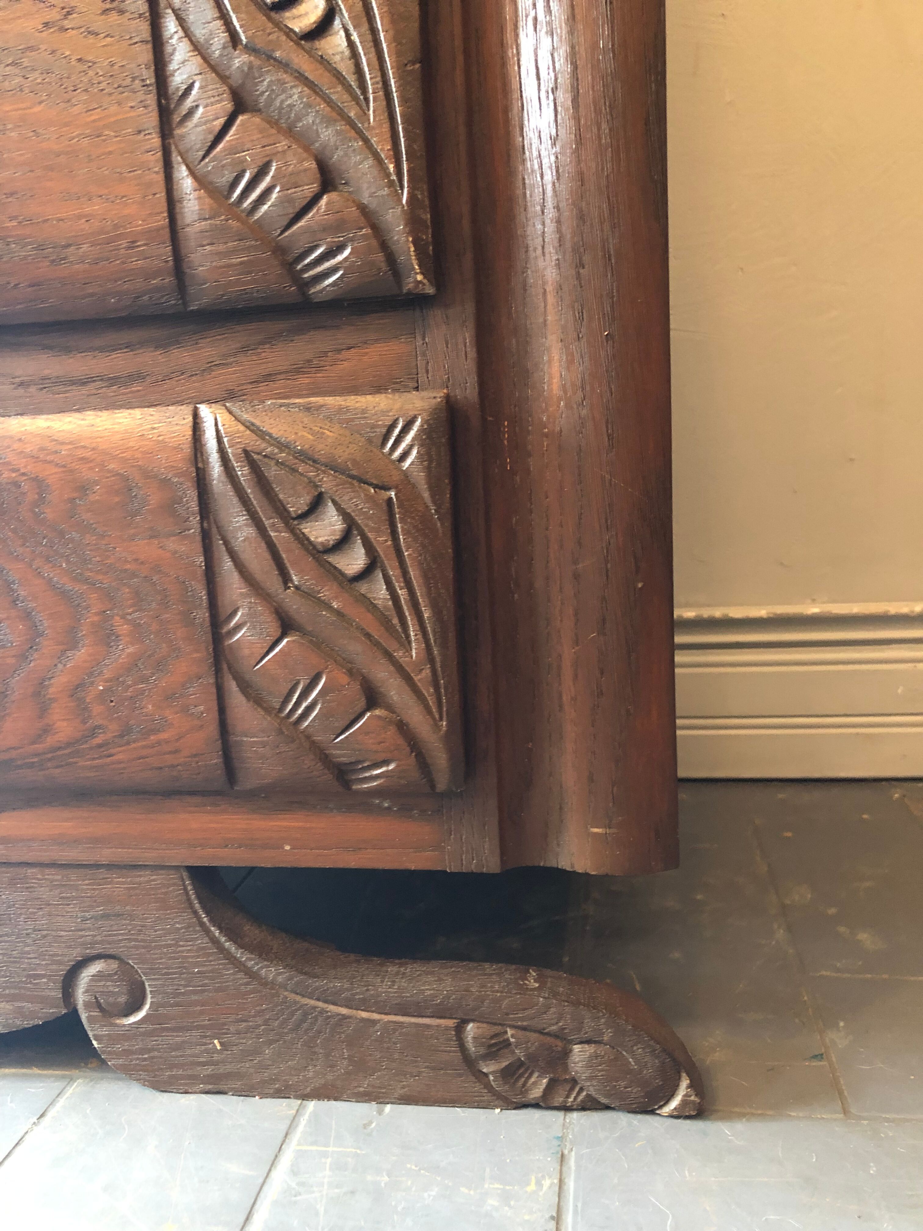 Art Deco rag chest of drawers