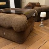 Pair of 2 Gao design poufs by JP Laloy for Cinna - 1970s