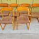 6 chaises traineau Baumann