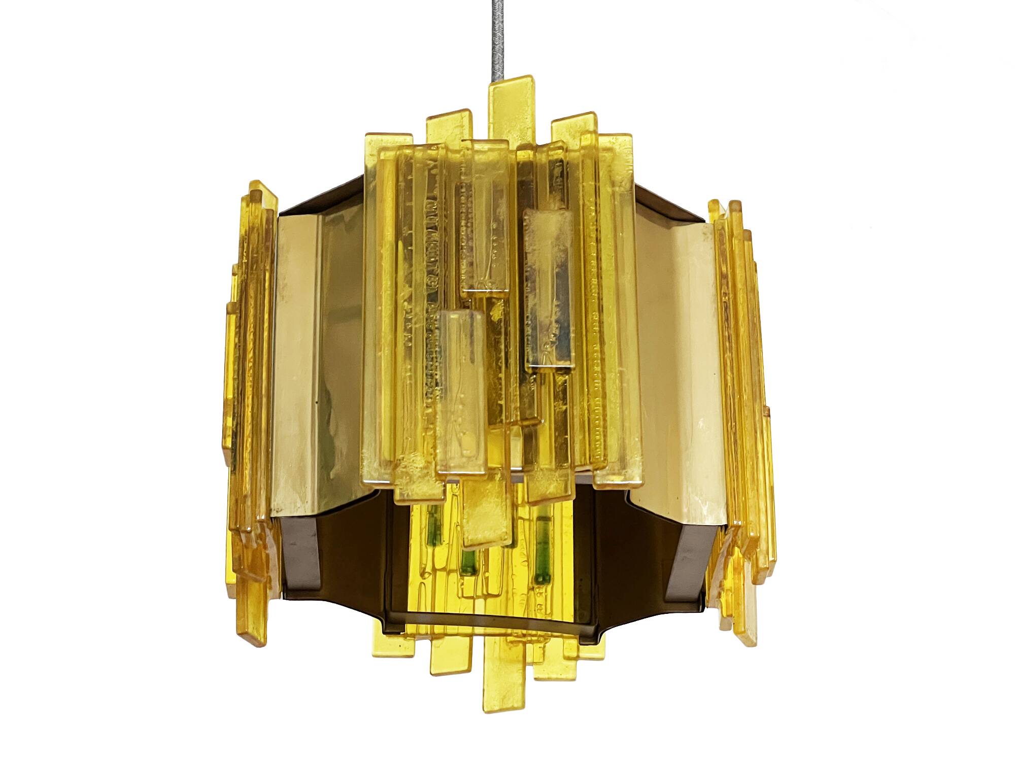 Pendant light by Claus Bolby for CEBO Industri. Denmark 1960s