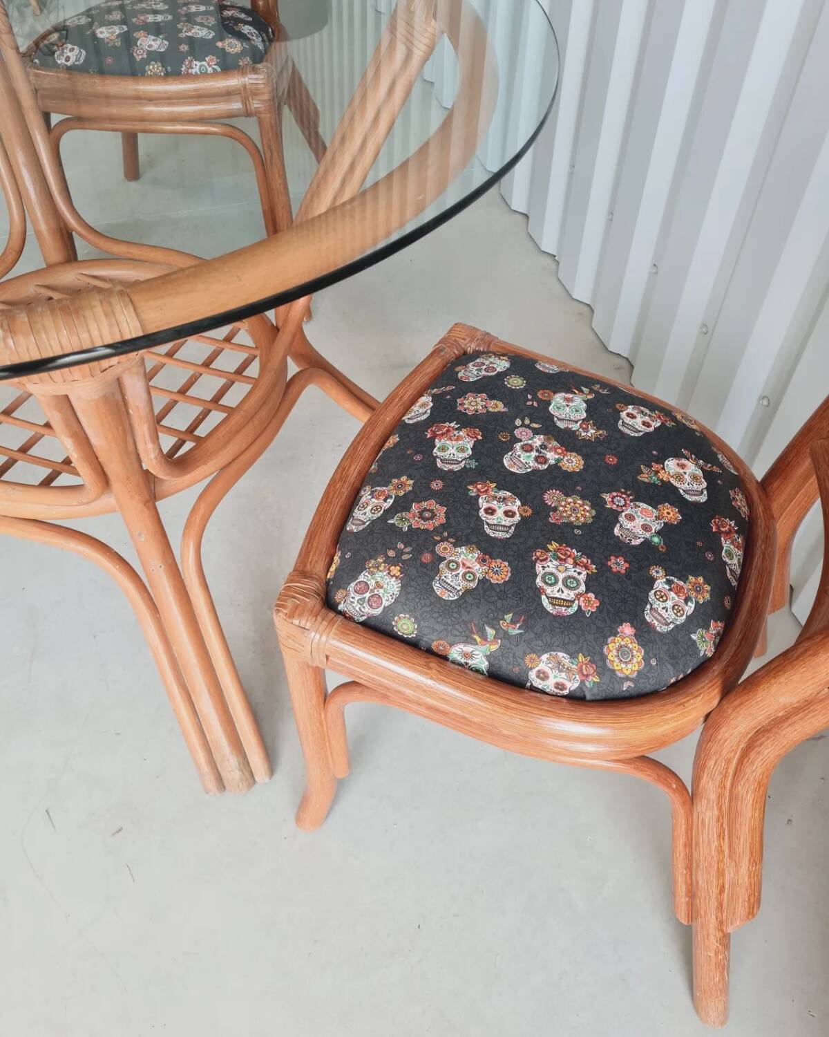 Rattan garden furniture