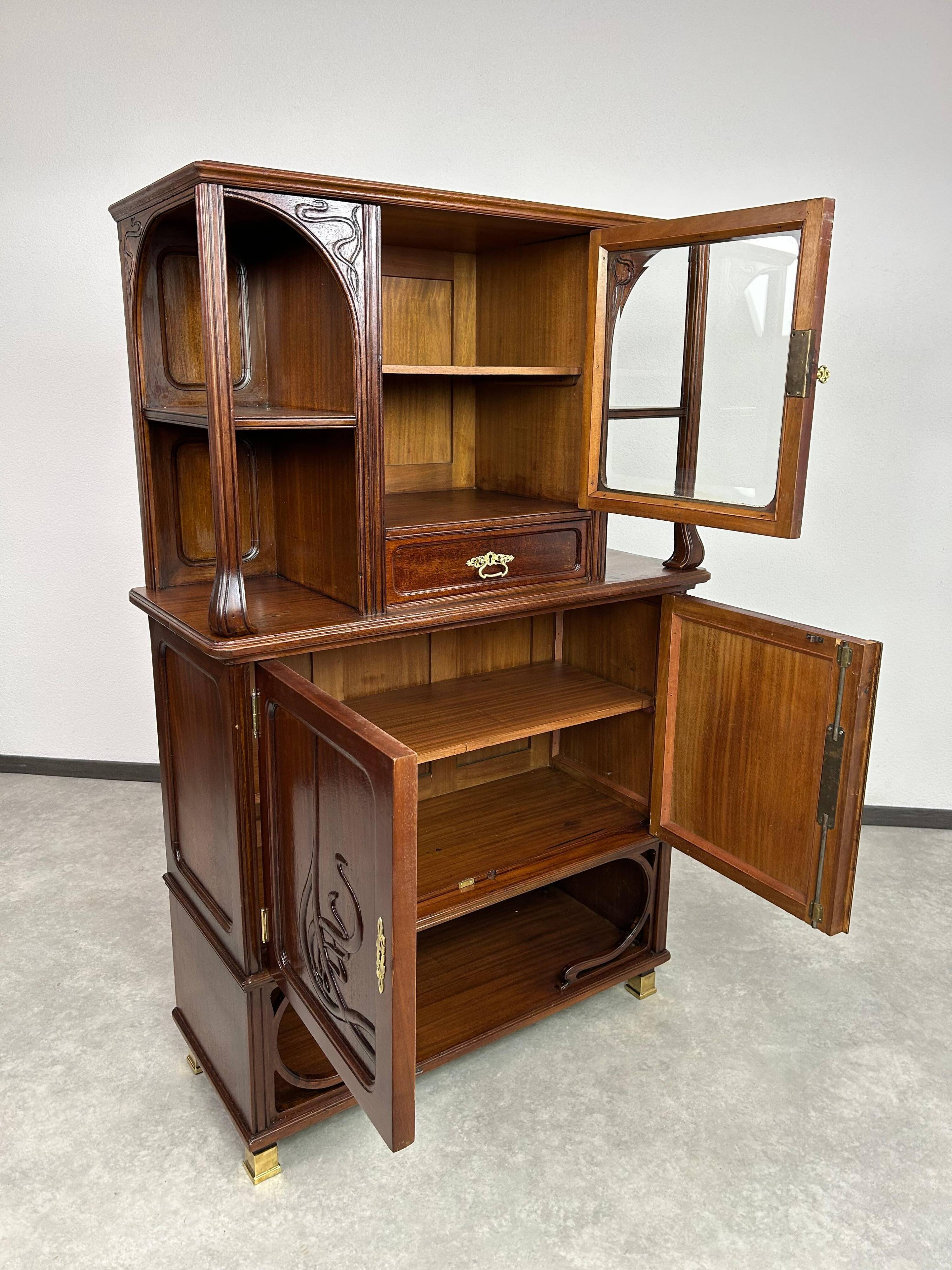 Art Nouveau display cabinet