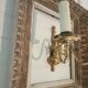 Applique murale laiton 2 ampoules