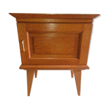 Light oak bedside table
