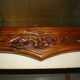 Dressing table and mirror in walnut, circa 1880