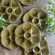 Set of 6 vintage ceramic oyster plates - Sarreguemines -
