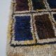 Large Scandinavian handmade Rya Rug, 1960s, 210x140 cm