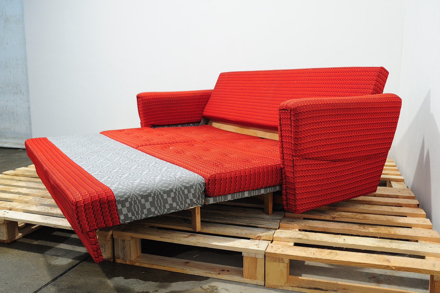 Ensemble de salon vintage bloc de l’Est, Tchécoslovaquie, années 1970