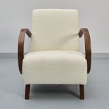 Type C Loop Armchairs attributed to Jindřich Halabala, 1930s, Set of 2