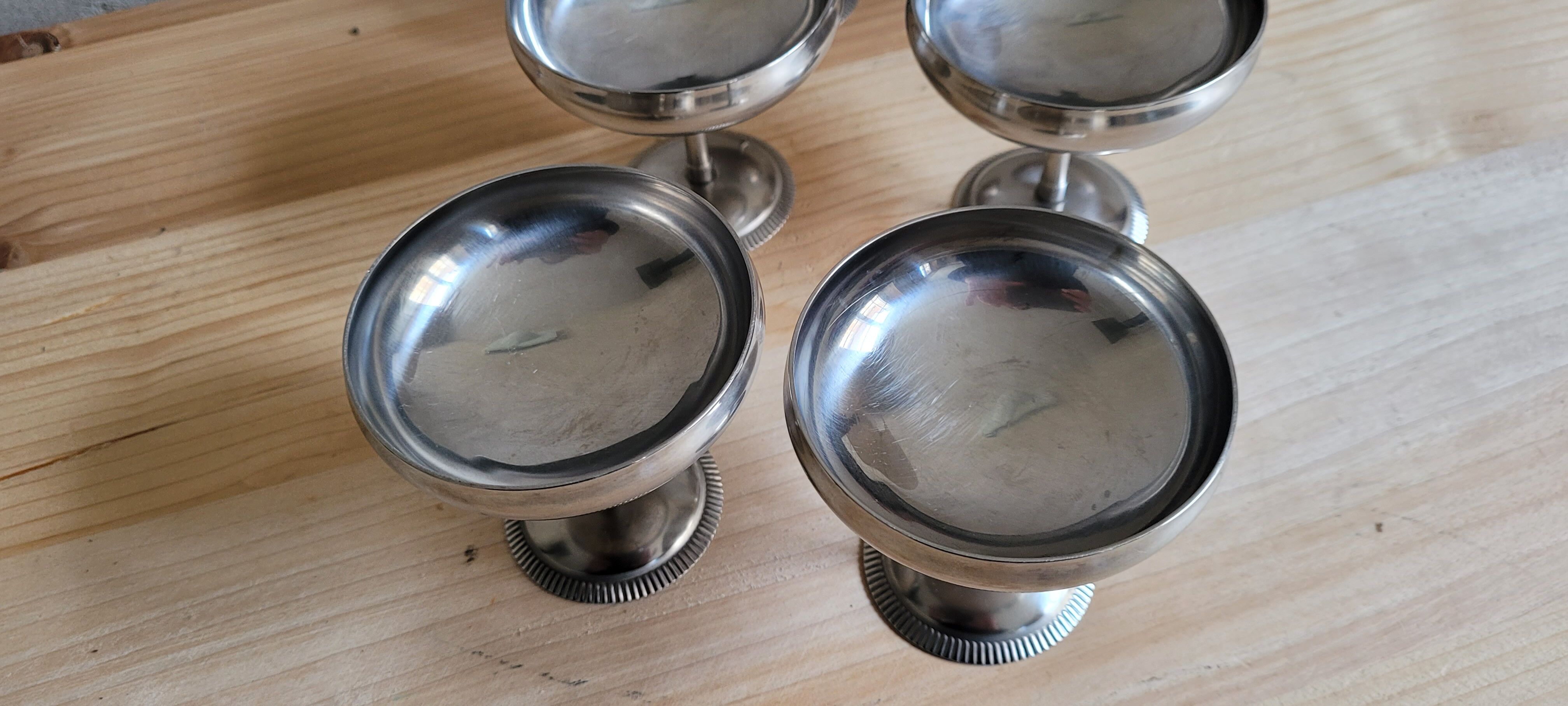 Set of 6 Letang Remy ice cream cups