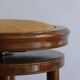 Solid wood, upholstered piano stool - Germany, first half of the 20th century