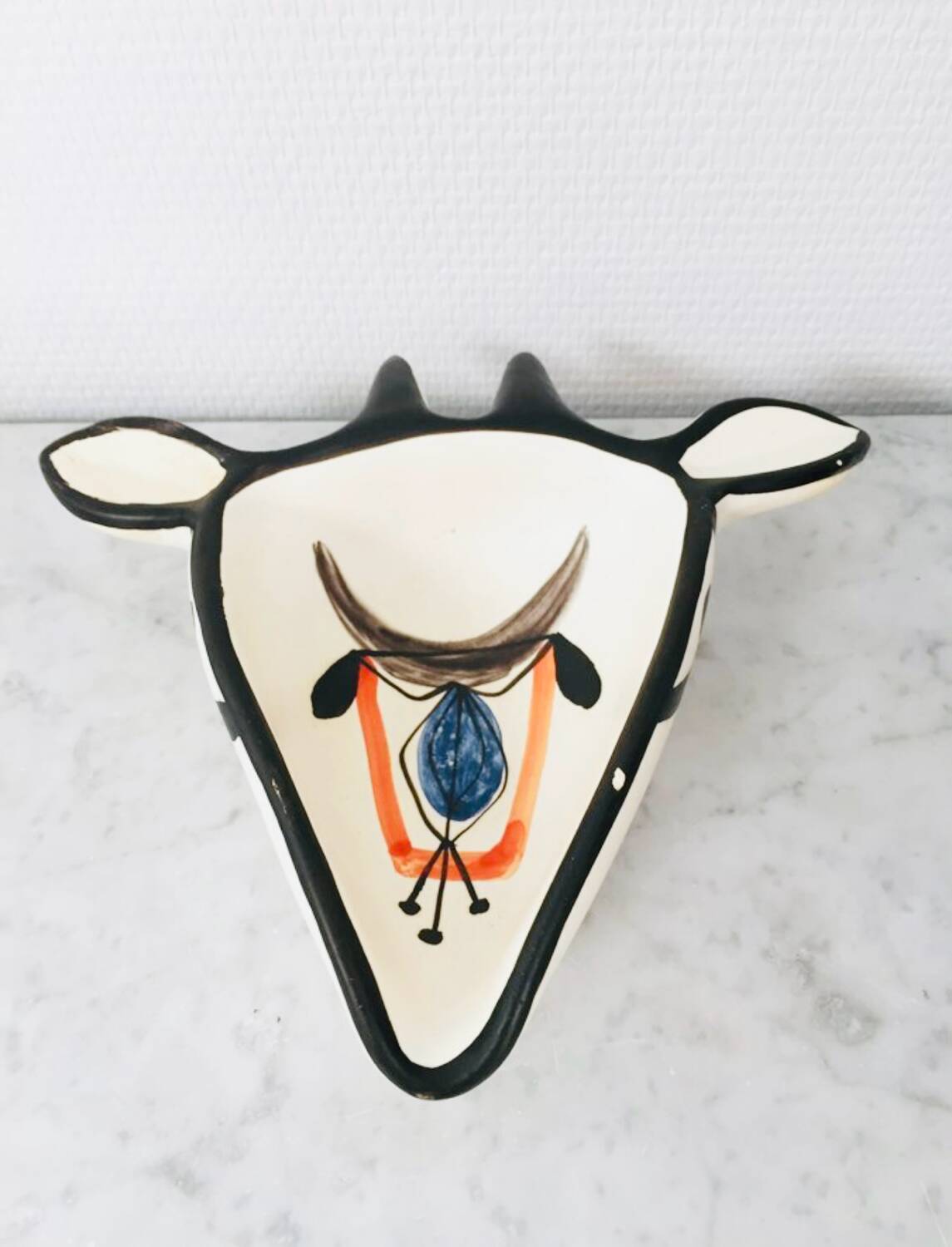 Capron Vallauris “cow” ashtray, circa 1950