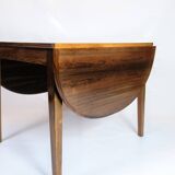 Dining table with drop leaves - Rosewood - Danish design - 1960s