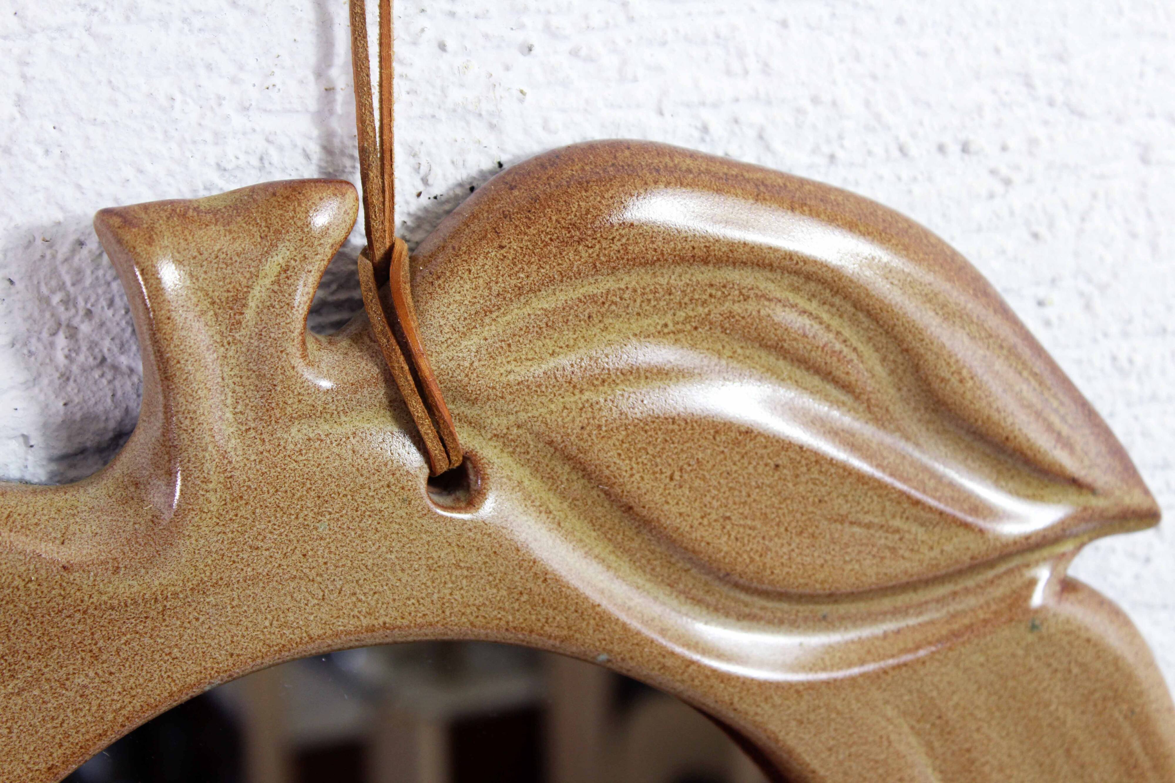 Ceramic “apple” mirror 1970