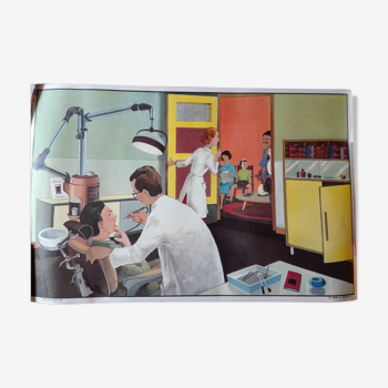 Poster "The dentist", Hachette 60x90cm