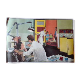 Poster "The dentist", Hachette 60x90cm