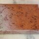 Magnifying glass and paper cutter box in leather and brass