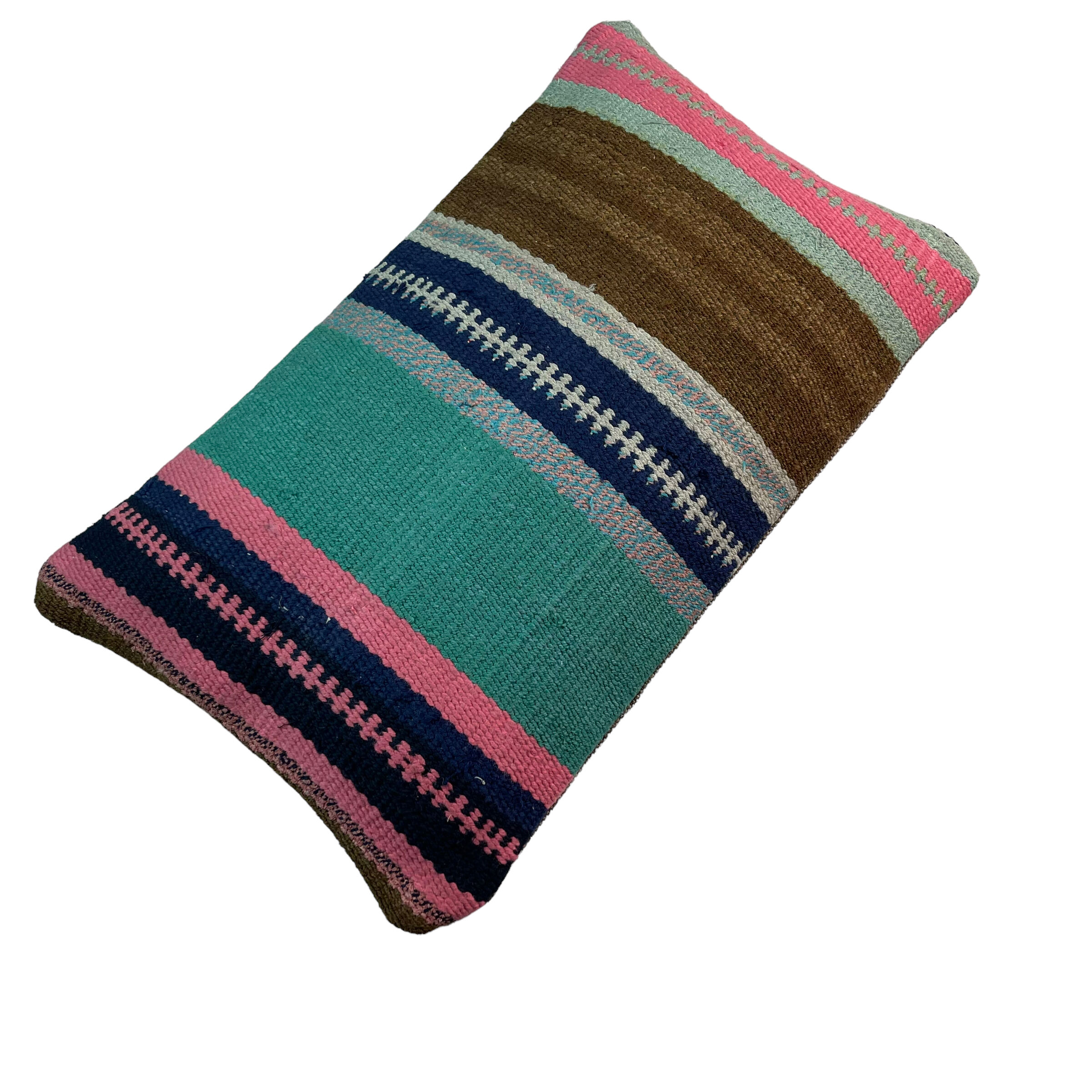 Vintage turkish kilim cushion cover 30x50cm