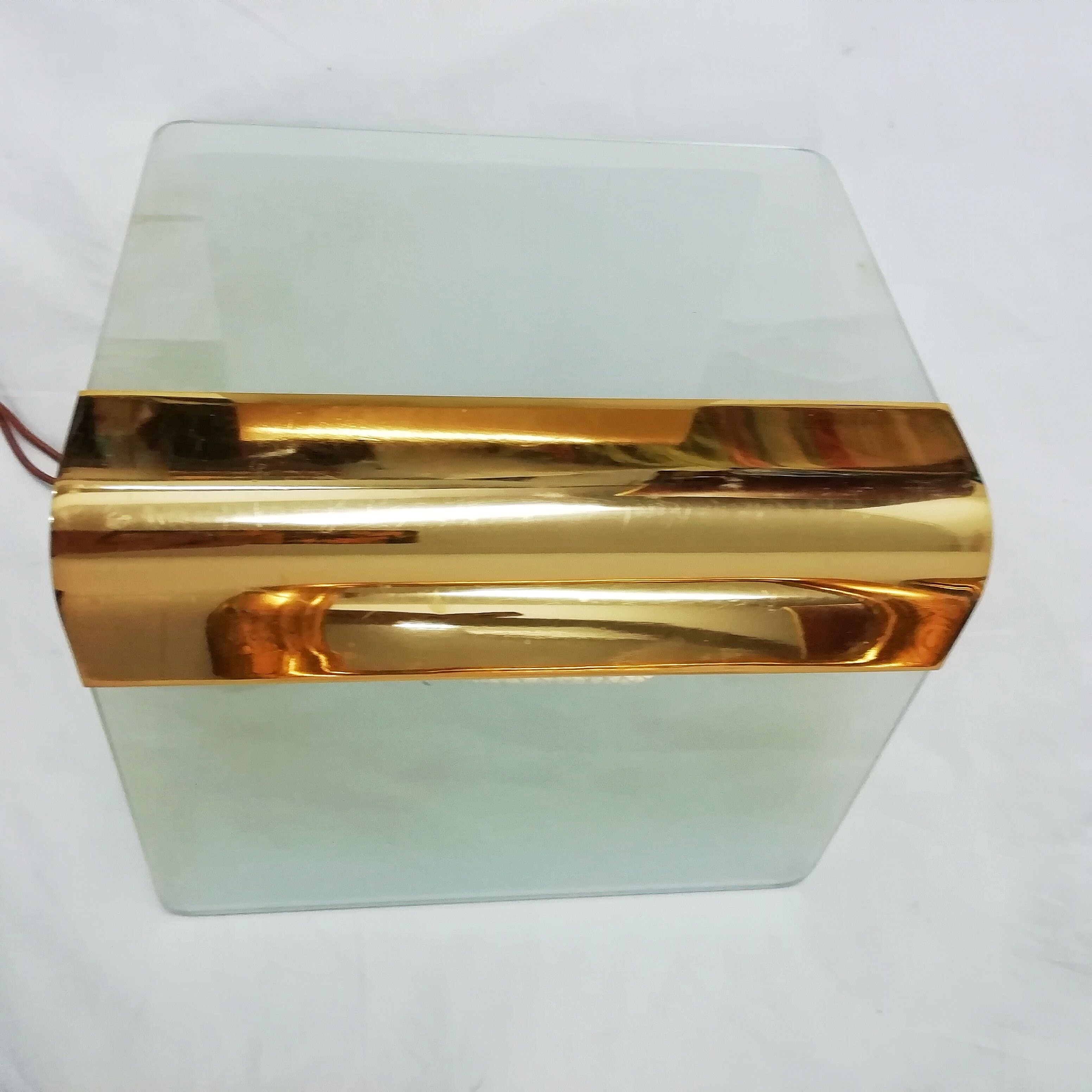 Wall light "Metalarte" glass 1970s