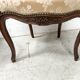 Pair of Louis XV style chairs in solid walnut, 20th century
