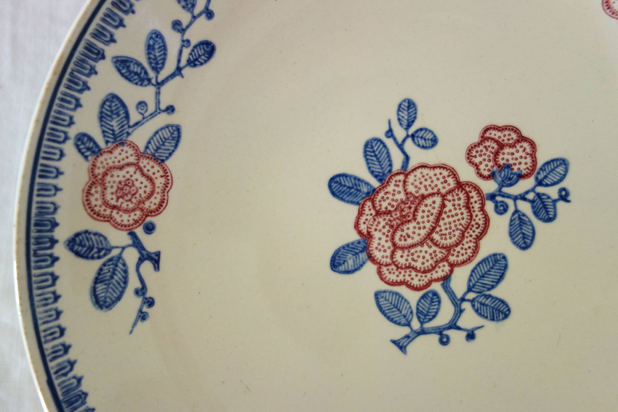 2 dessert dishes or compotiers Venice / Longwy
