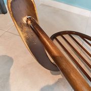 Chair & Armchair Set with Slats 1960 — Attributed to Ercol Goldsmith (St