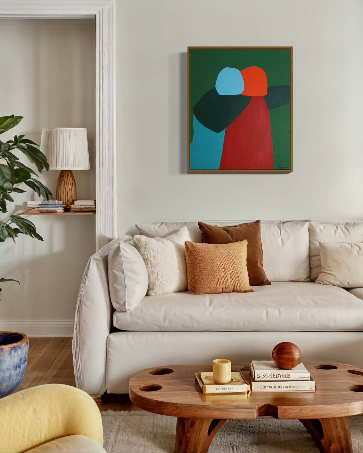 Canvas painting "come closer"