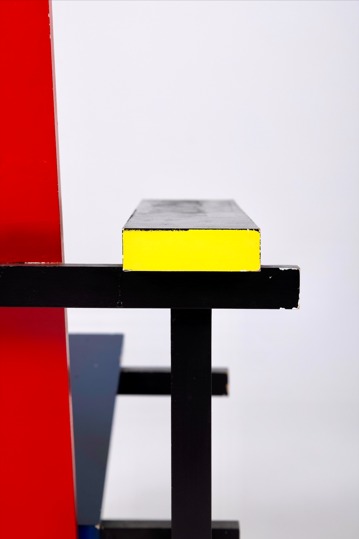 Armchair "Rouge Bleu" Bauhaus spirit, 1970s