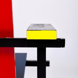 Armchair "Rouge Bleu" Bauhaus spirit, 1970s