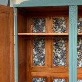 Parisian art deco wardrobe blue gray 1930