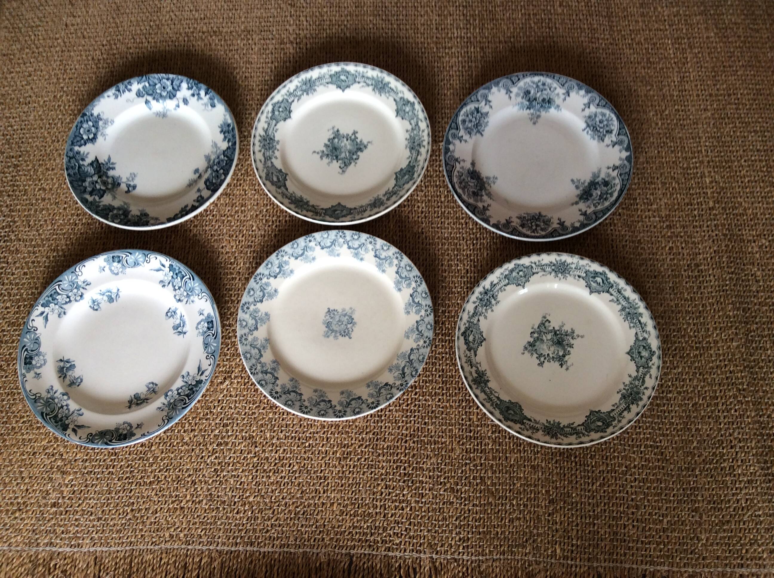 6 Terre de Fer flat plates