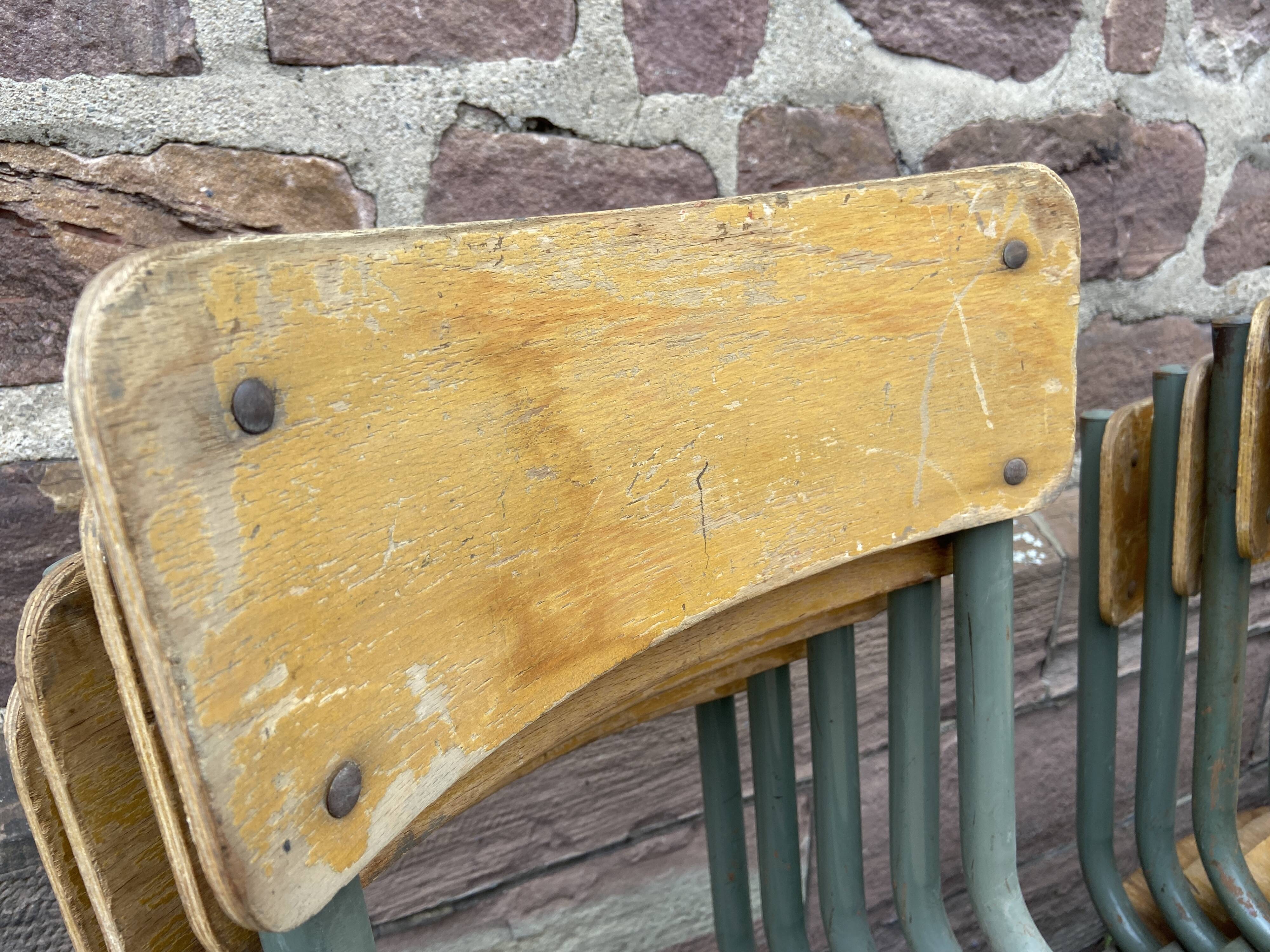 set of 40 Mullca school chairs