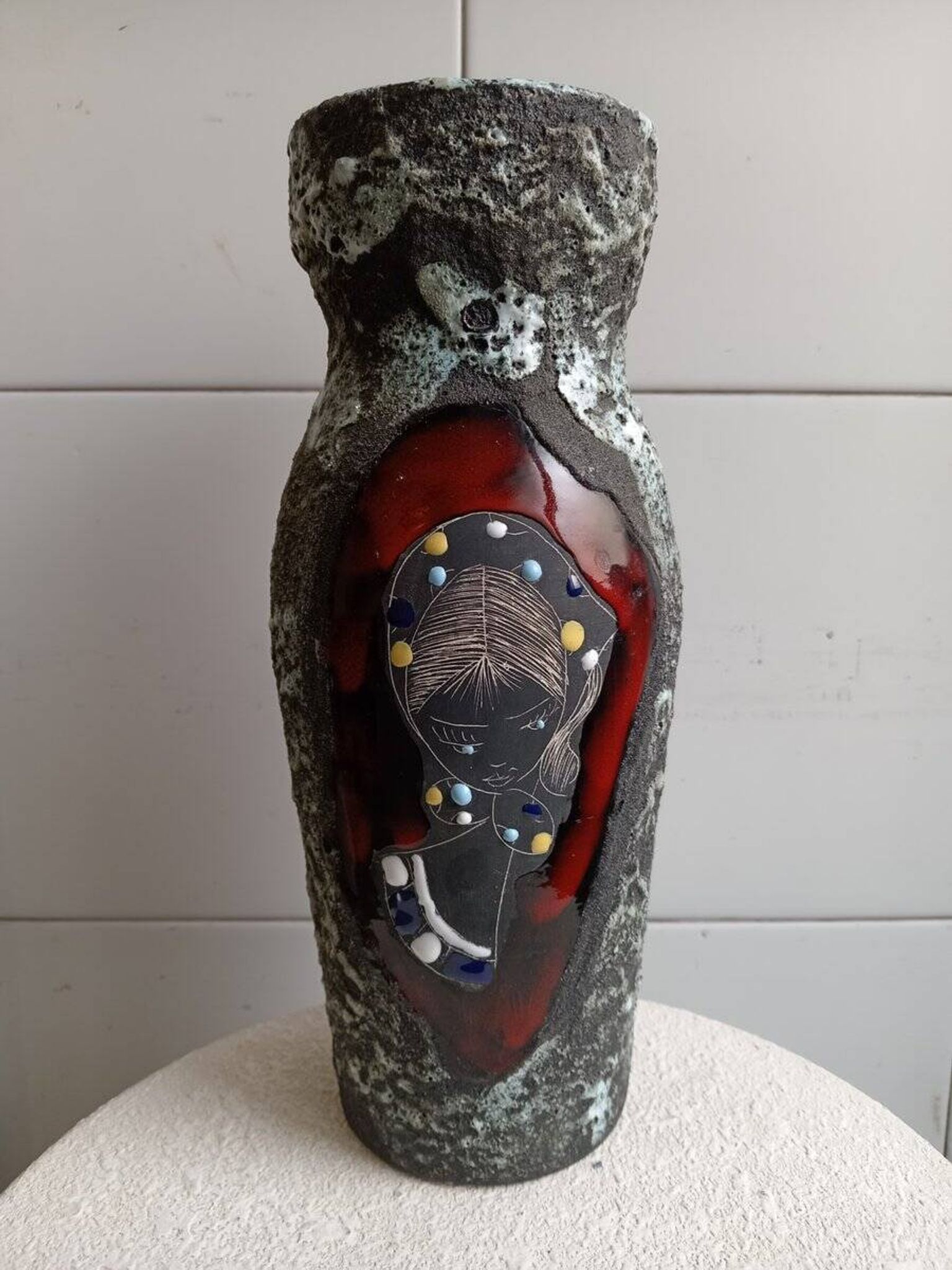 Vase vintage par La Settimello, années 1960