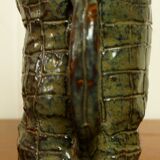 Brutalist glazed terracotta mug