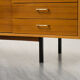 Sideboard 60s, walnut, restored, 272cm