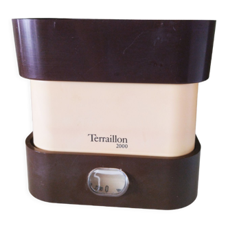 Terraillon 2000 vintage brown and beige scale