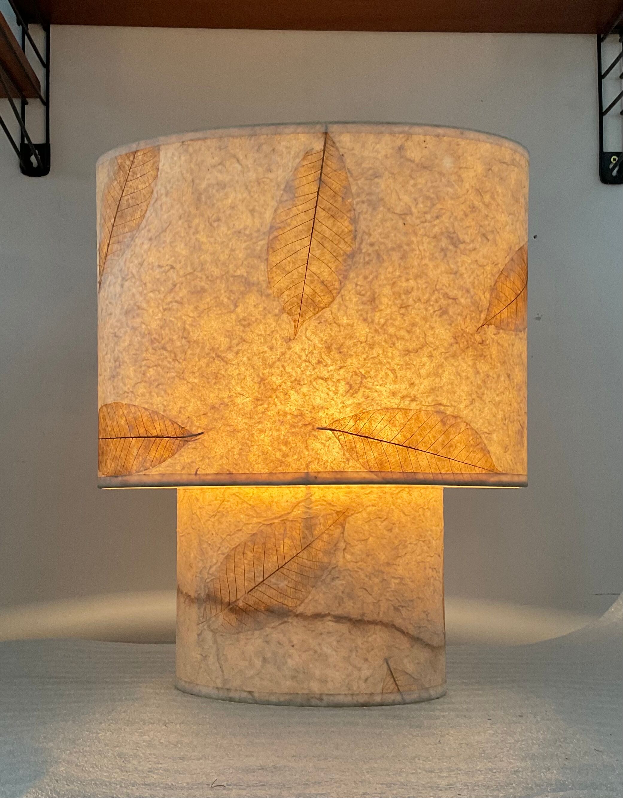 Lampe Herbier vintage des années 70
