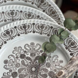 Set of 4 flat plates