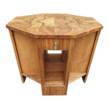 Octagonal art deco side table