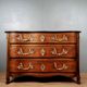 Chest of drawers crossbow louis XV in walnut XVIII th around 1750