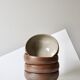 Set of sandstone bowls