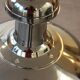 Suspension en nickel, style industriel.