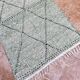 Small Moroccan Berber rug (Zanafi kilim) for bedroom and living room.