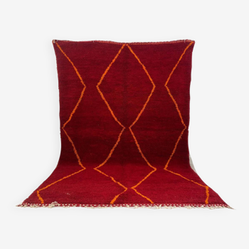 Berber beni ouarain red carpet 300 X 200 CM
