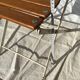 Chaise pliante d’enfant en bois